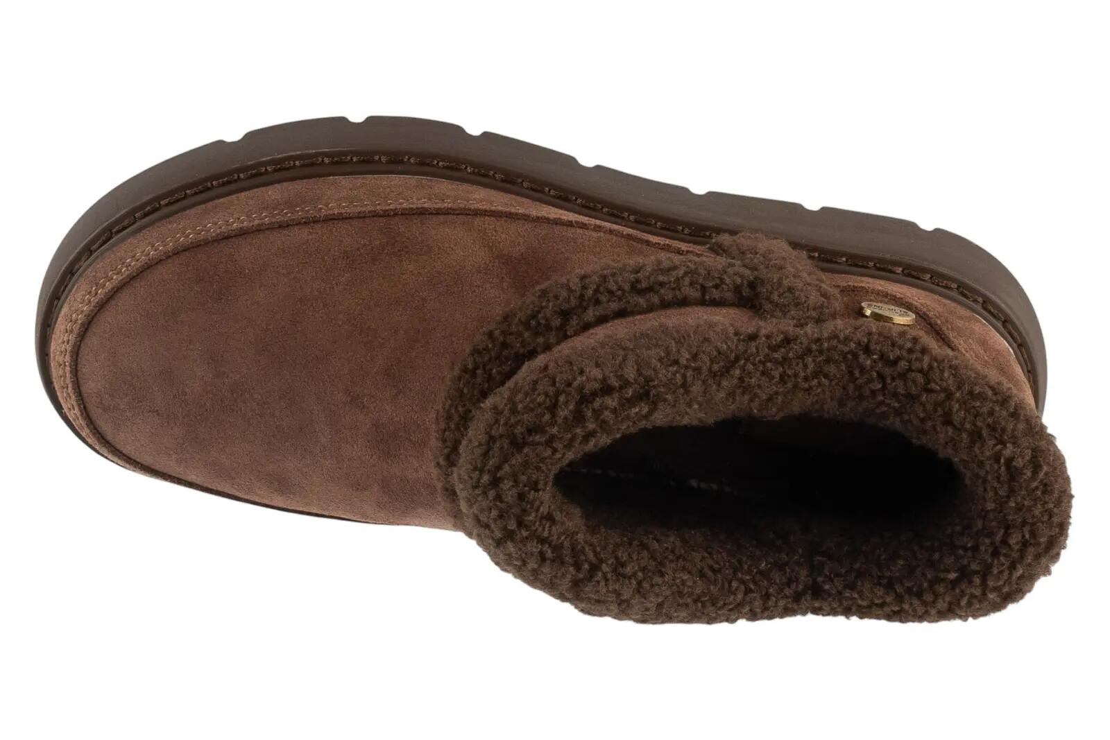 Buty zimowe damskie, Skechers Slip-ins BOBS Keepsakes Lite – Winter Snug 3/4