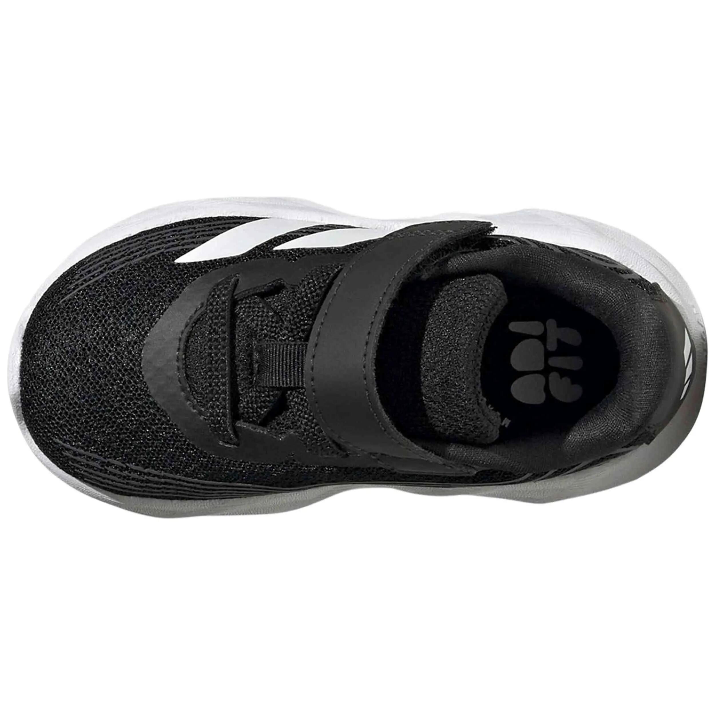 Scarpe Adidas modello Galaxy 8 Infant "Core Black / Cloud White / Carbo per bebè 2/3