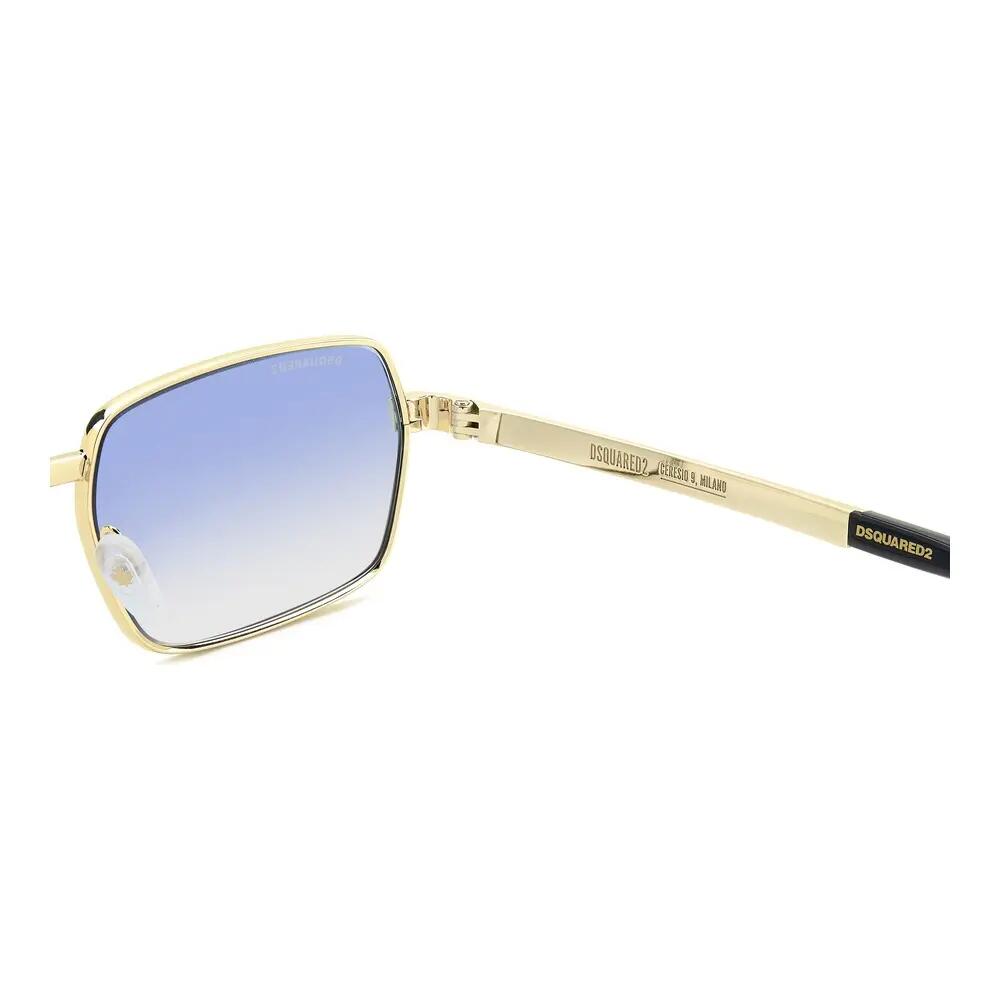 Occhiali da Sole Dsquared2 D2 0192/S J5G ST in Metallo Uomo 58 mm 4/4