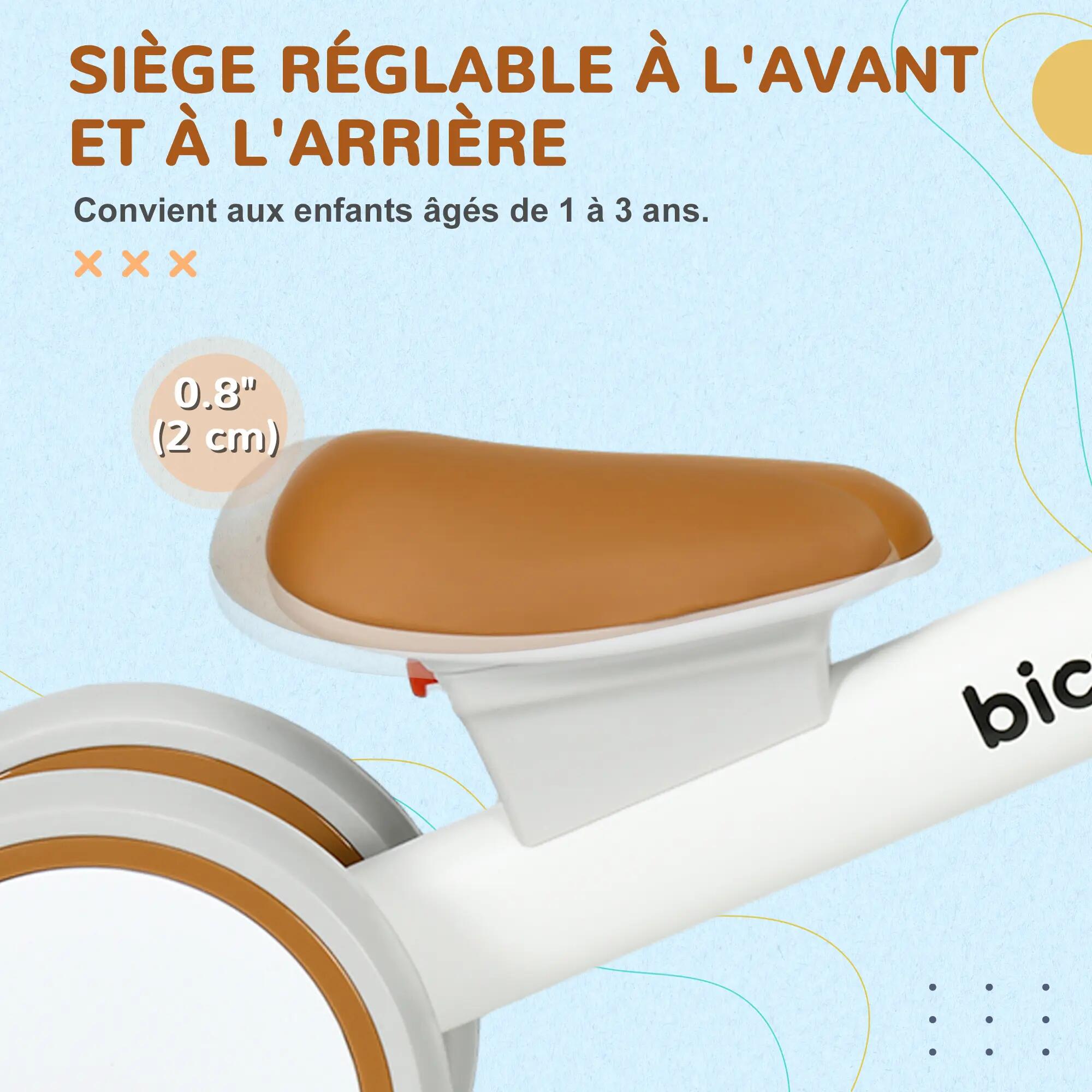 Draisienne enfant 4 roues évolutive selle réglable 4/5