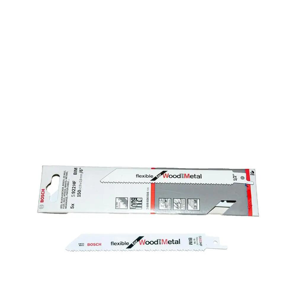 Brzeszczot Bosch S 922 HF elastyczny do drewna i metalu 3/3