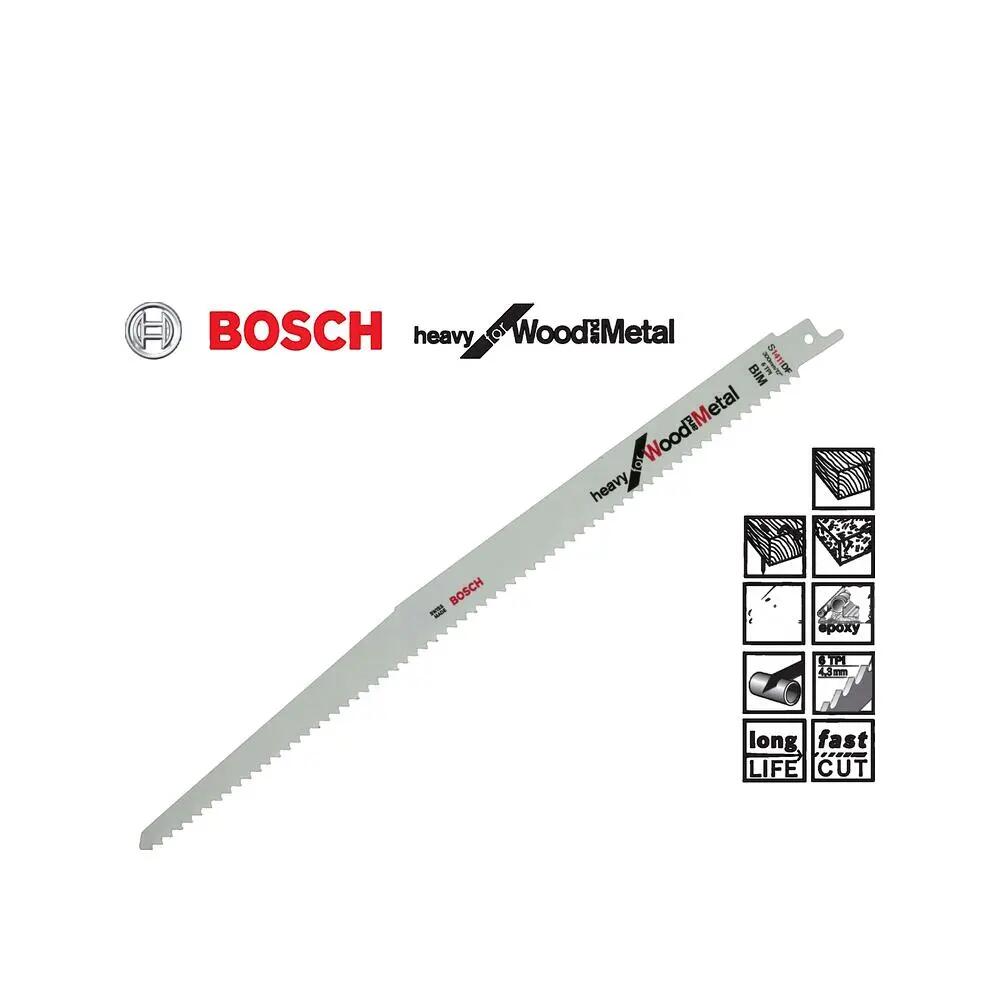 Lame do piły Bosch S 1411 DF Heavy do drewna i metalu 2/2
