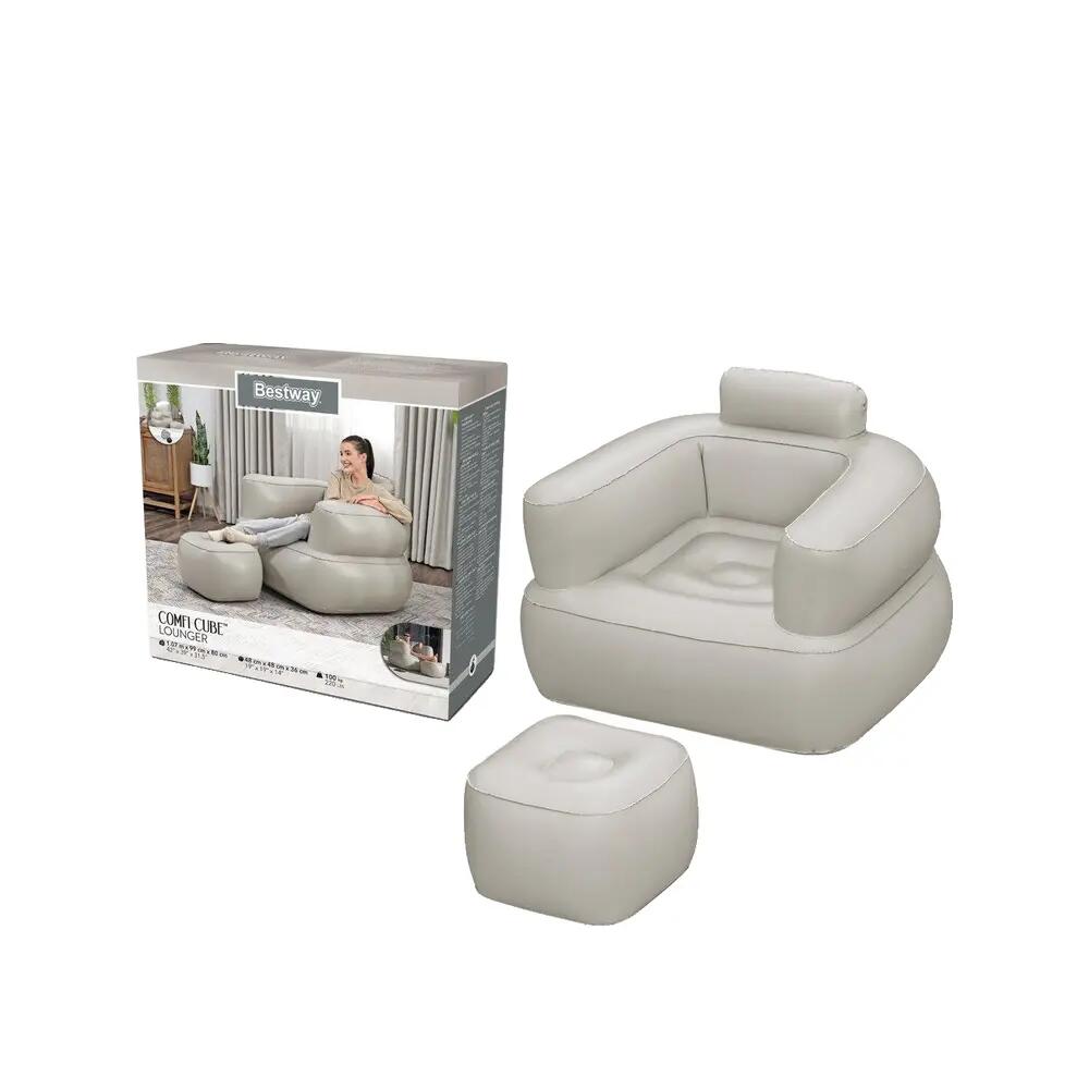 Opblaasbare stoel Bestway Multicolore 1/3