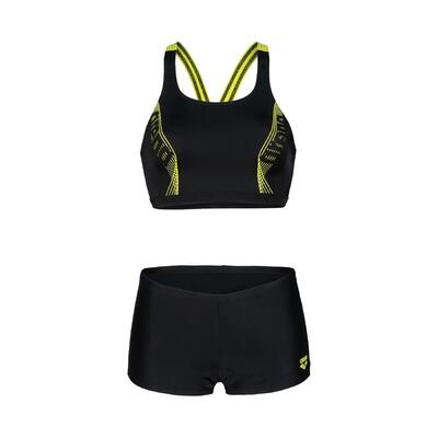 Dames zwempak 2-delig arena energy back graphic