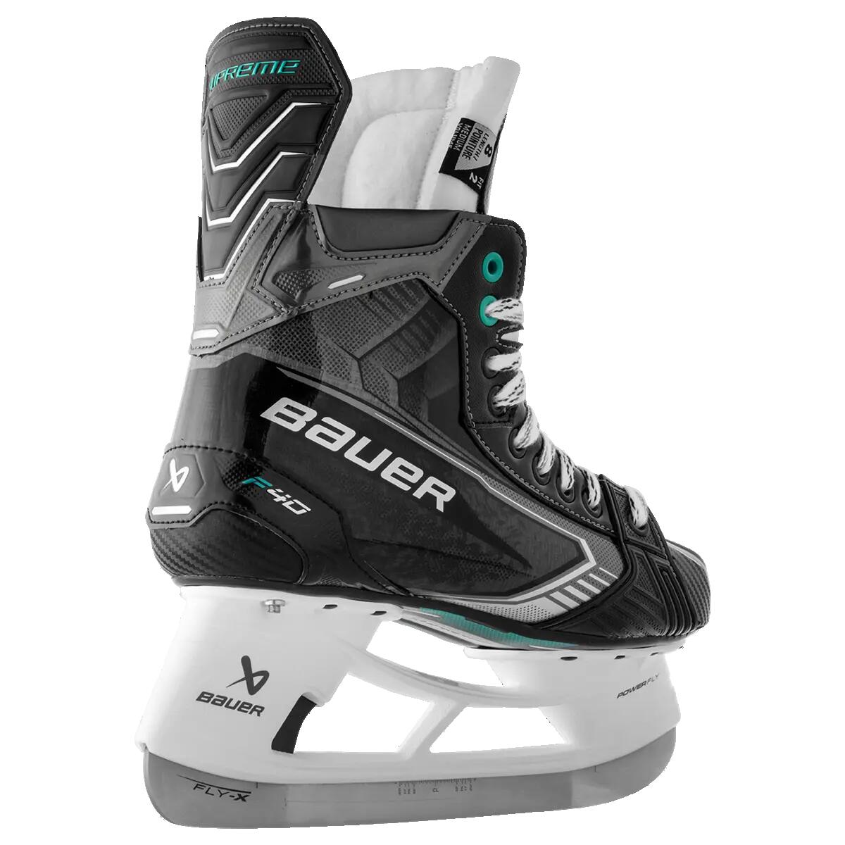 BAUER Supreme F40 Intermediate patines de hockey sobre hielo negros – FIT3 4/9