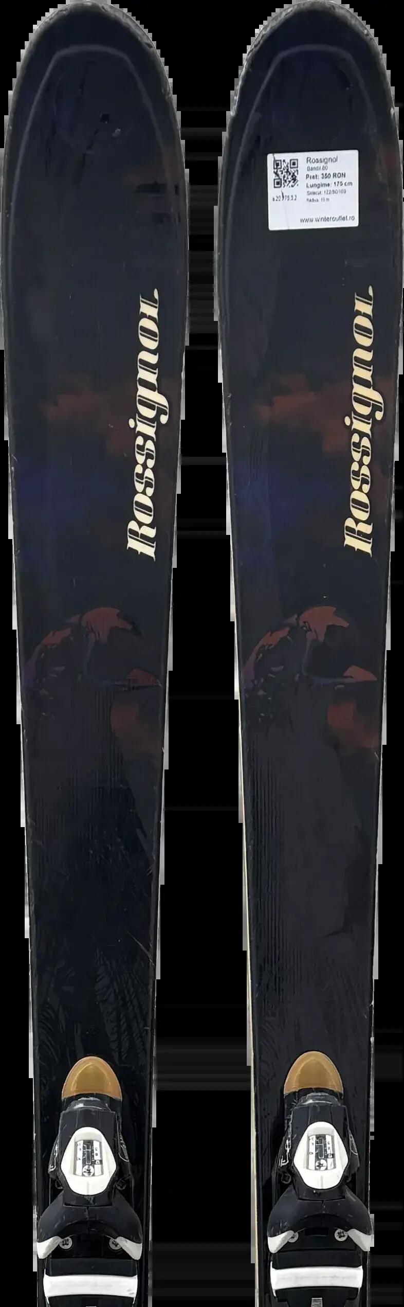 2ND LIFE - Lyže Rossignol Bandit 80 170cm, Uspokojivý stav