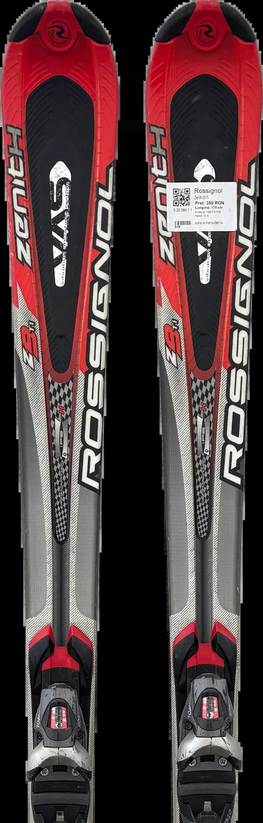2ND LIFE - Lyže Rossignol Zenith Z9 Ti 170cm, Veľmi dobrý stav