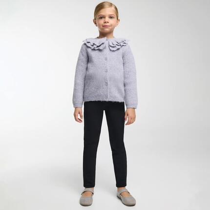 ULTRA THERMIQUE Legging fille noir molletonné