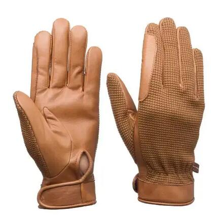 Reit-Handschuhe aus Strick und Leder Lexhis