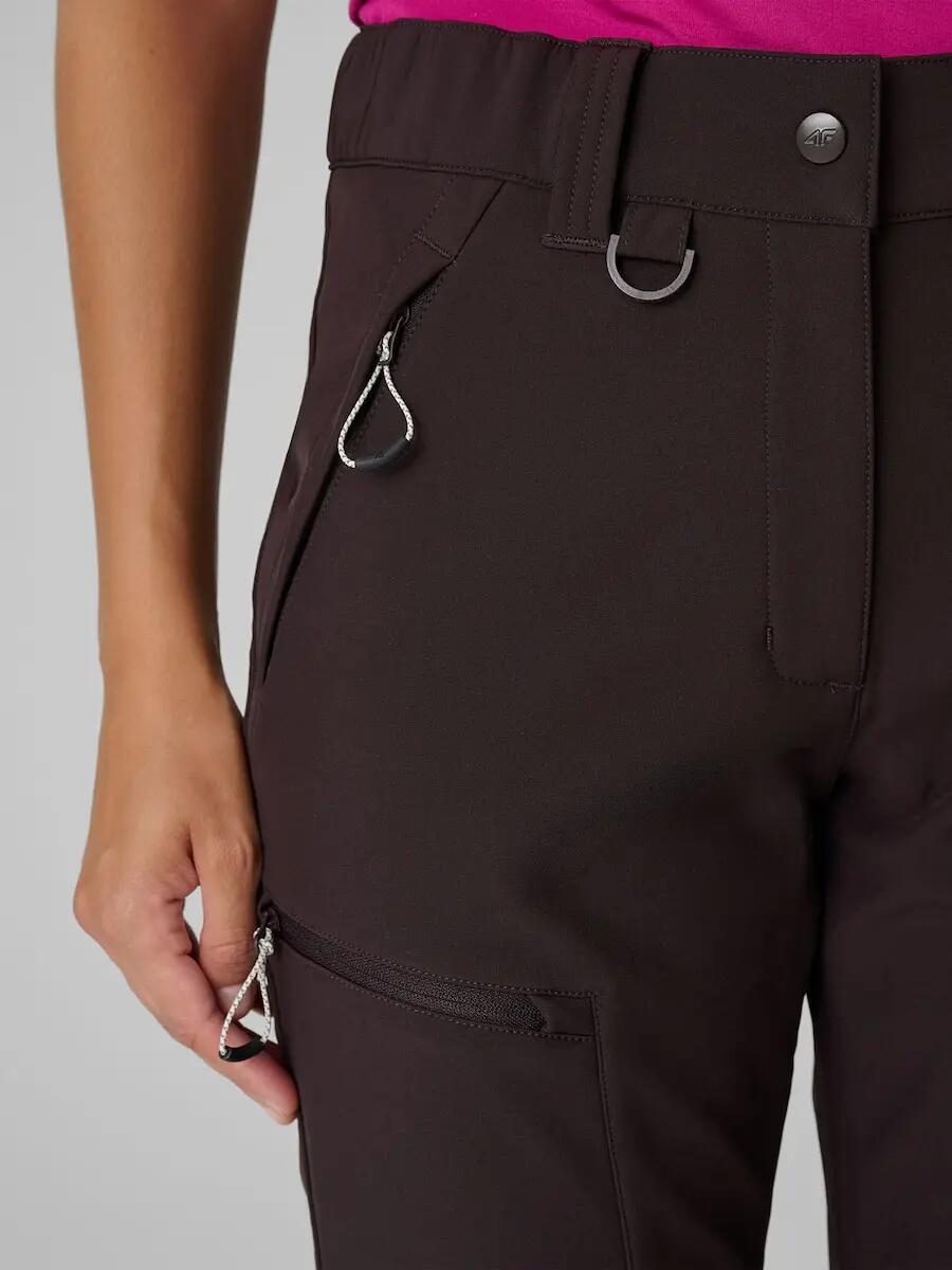 Spodnie trekkingowe softshell wiatroodporne damskie 4F 7/7