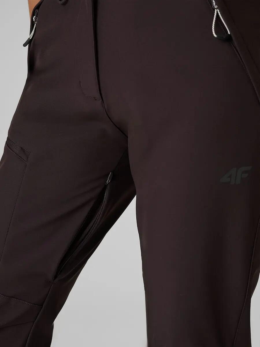 Spodnie trekkingowe softshell wiatroodporne damskie 4F 6/7