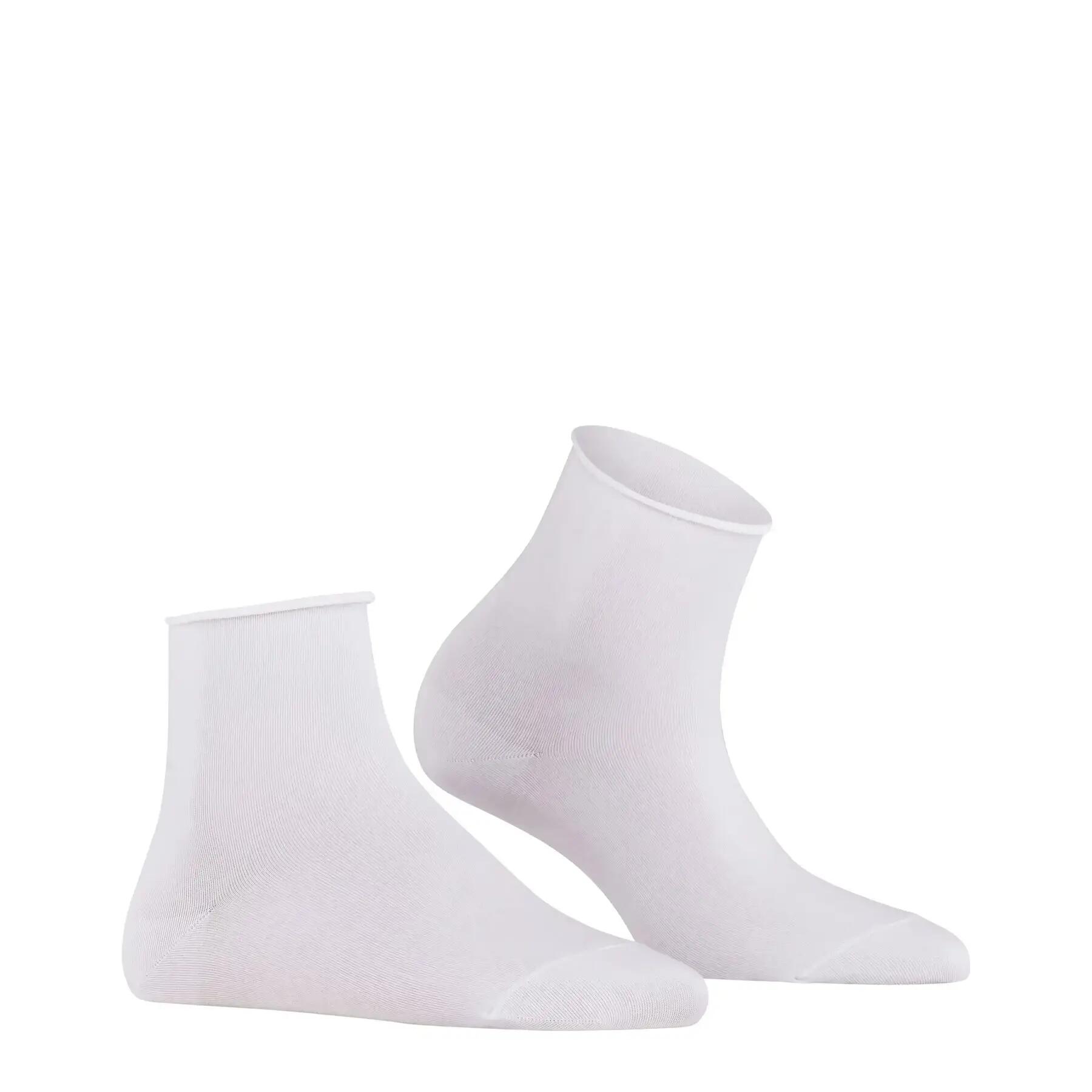 Dames Korte Sokken Cotton Touch - White - 35-38 3/5