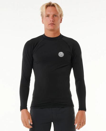 T-shirt anti-UV Homme Icons UPF Brushed manches longues - Noir