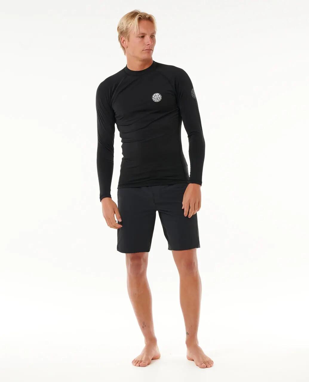 T-shirt anti-UV Homme Icons UPF Brushed manches longues - Noir 4/6