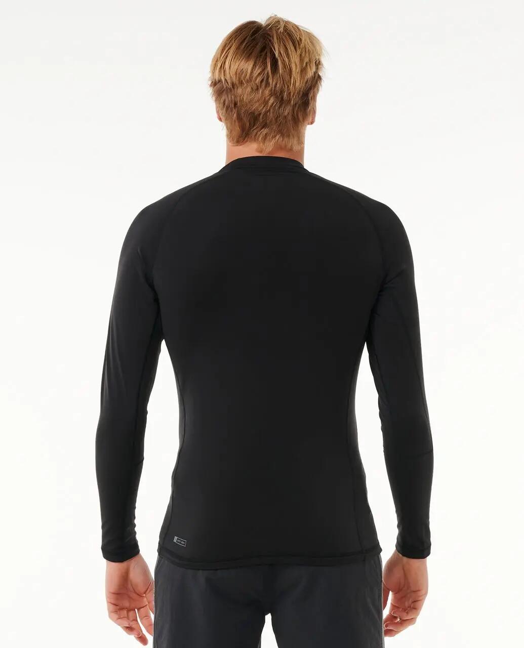 T-shirt anti-UV Homme Icons UPF Brushed manches longues - Noir 2/6