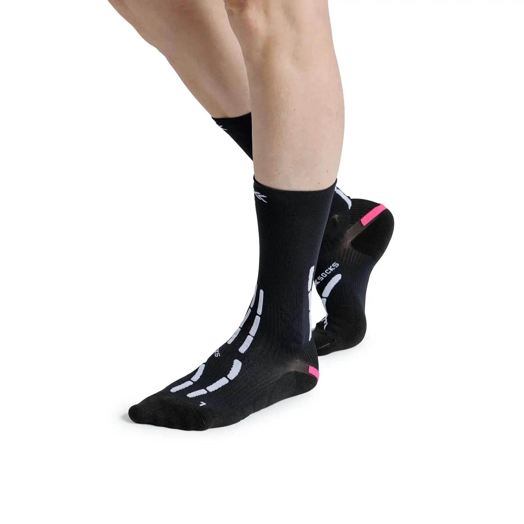 Laufsocken X-Socks Anatomix Crew 3/4