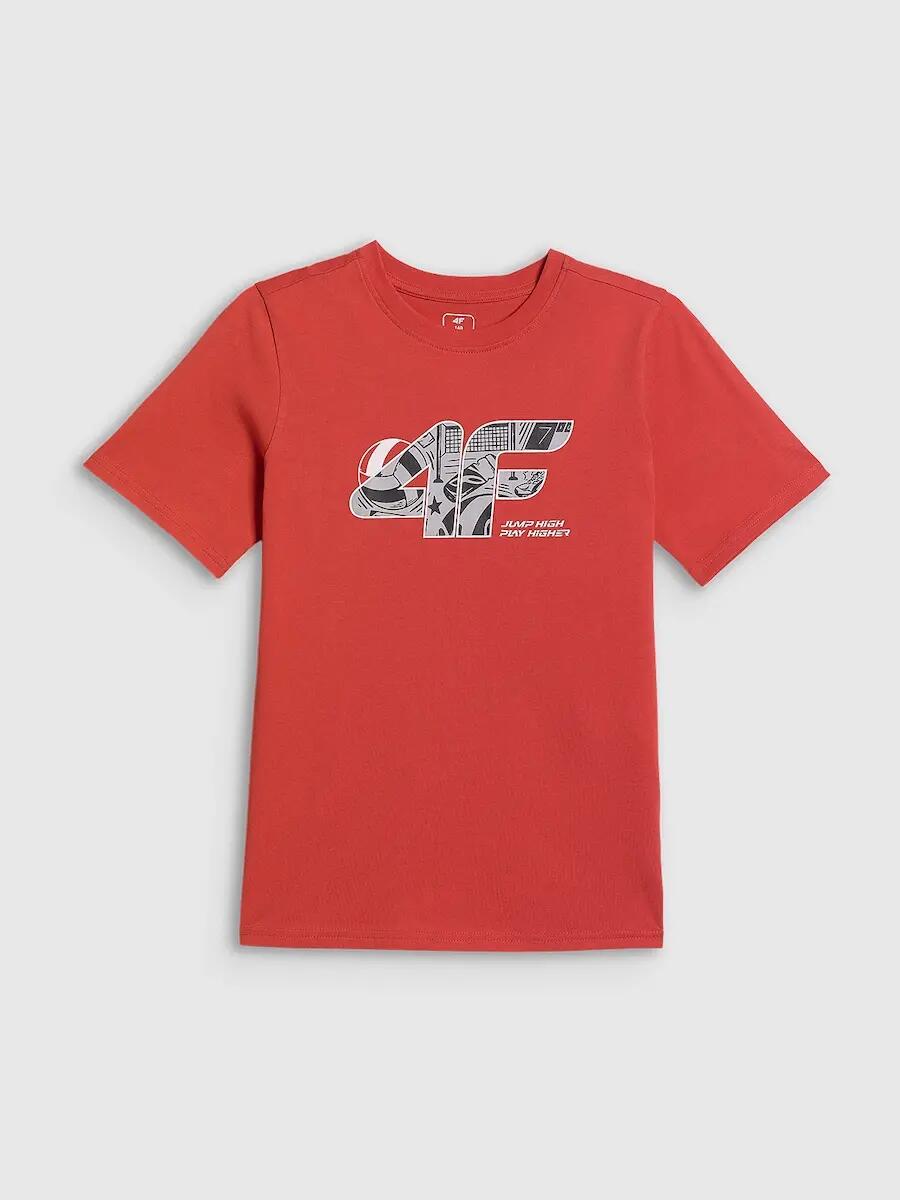 T-shirt bawełniany chłopięcy 4F 6/6
