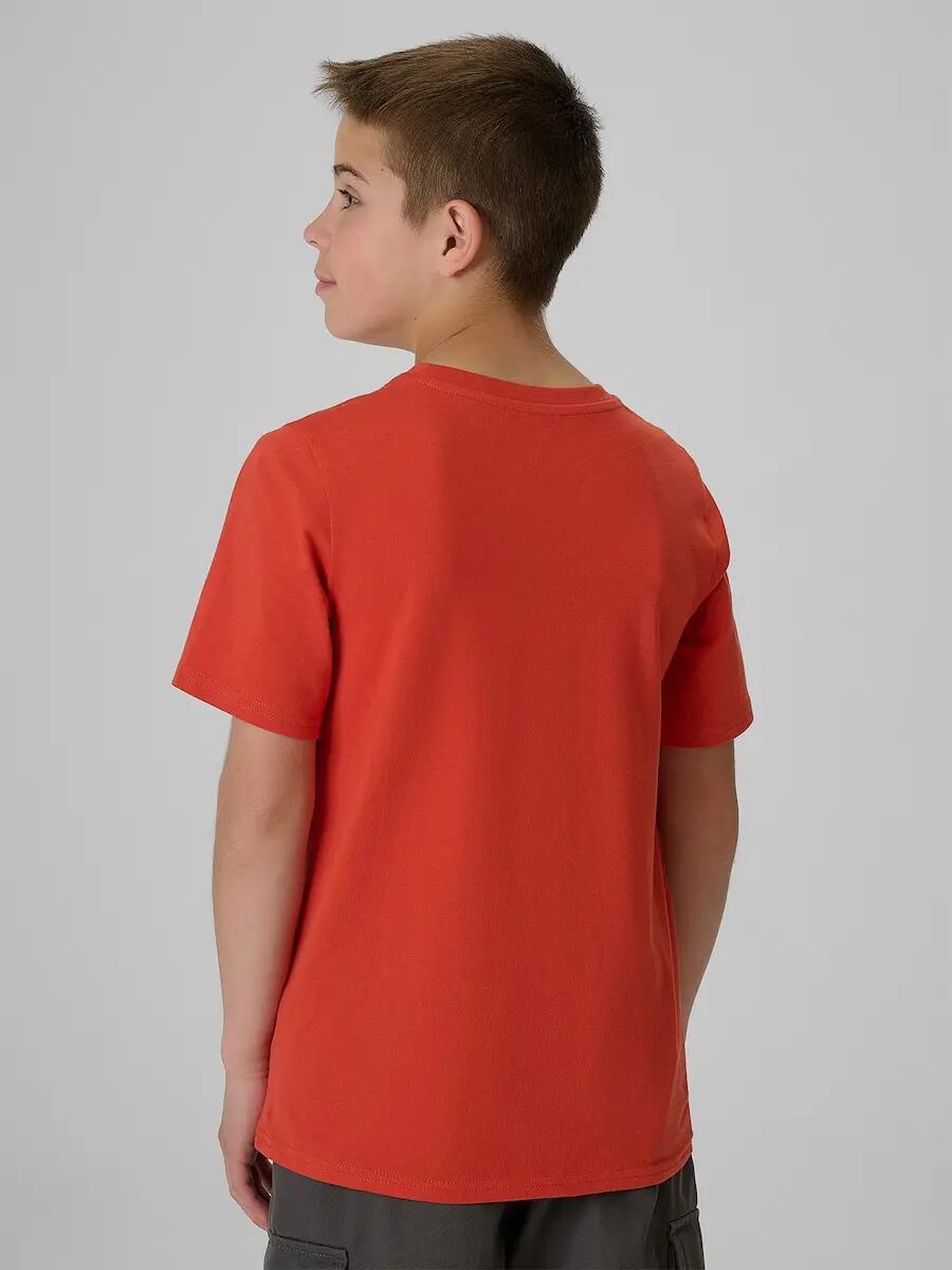 T-shirt bawełniany chłopięcy 4F 2/6