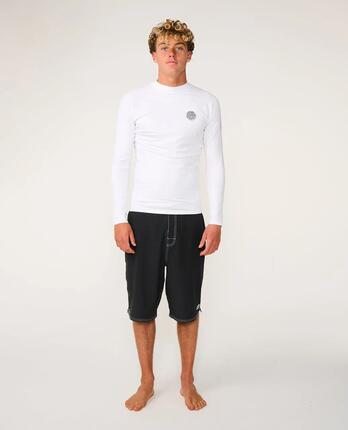 T-shirt anti-UV Homme Icons UPF Brushed manches longues - Noir