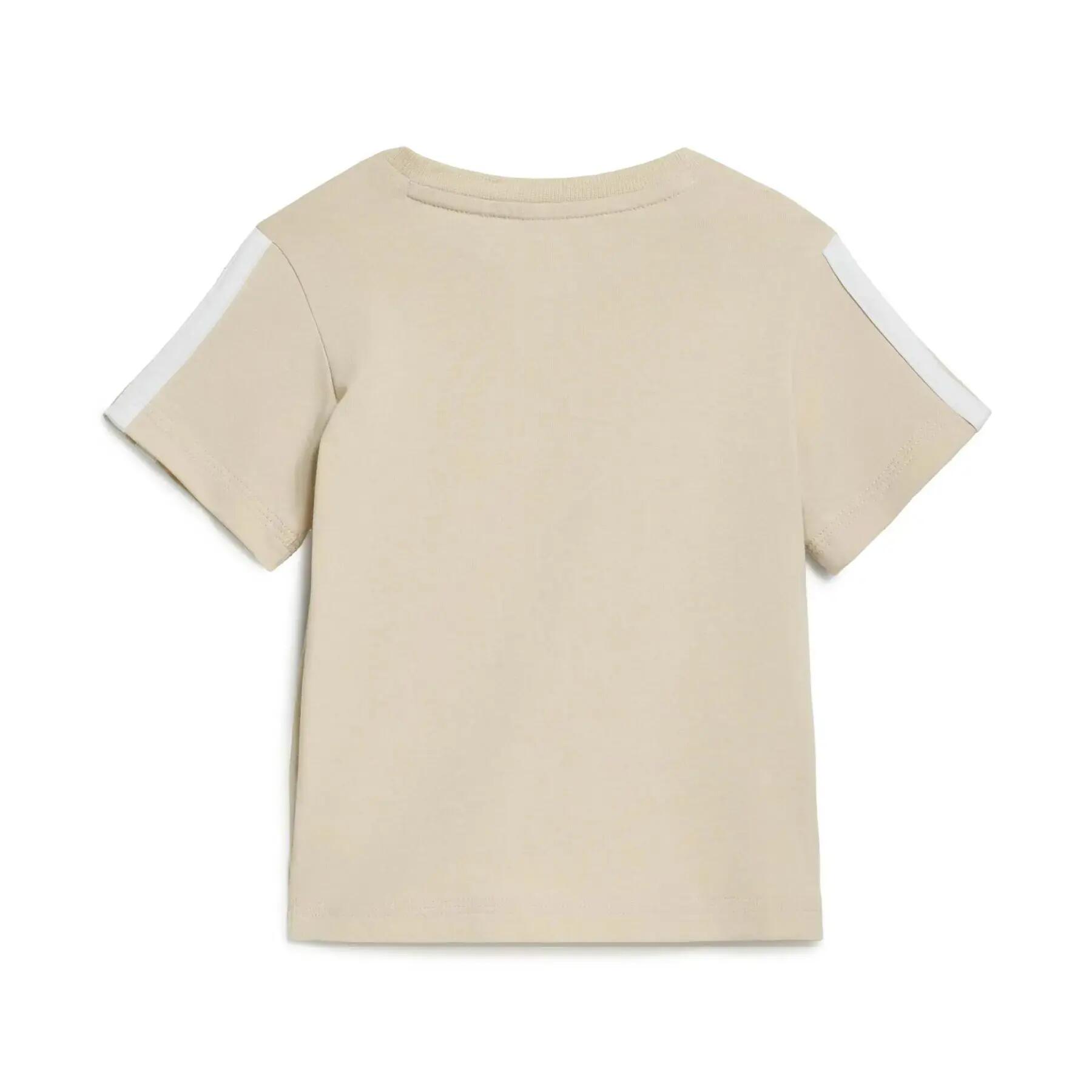 Conjunto de camiseta y pantalón corto bebé adidas Essentials 4/7