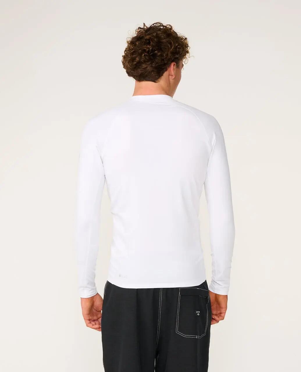 Herren UV-Shirt Icons UPF Brushed Langarm - Weiß 2/6