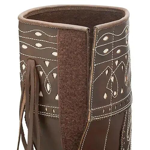 Leather Mini Chaps with Velcro Hispano Hipica 2/2