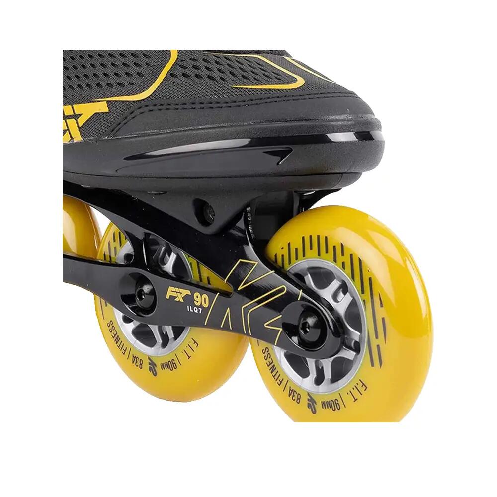Rolschaatsen K2 F.I.T. 90 Boa Grijs/geel 7/7