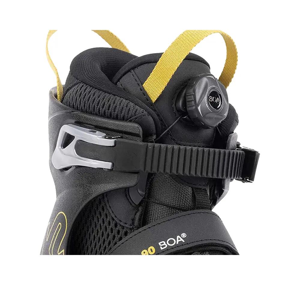 Rolschaatsen K2 F.I.T. 90 Boa Grijs/geel 4/7