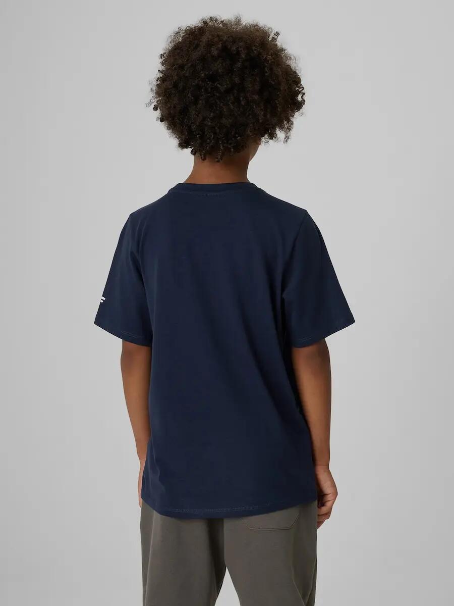 T-shirt bawełniany chłopięcy 4F 2/6