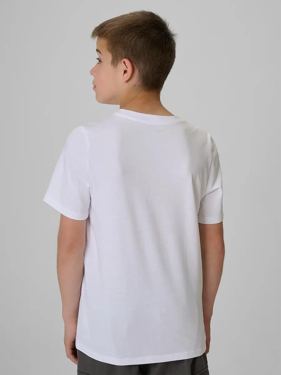 T-shirt bawełniany chłopięcy 4F 2/6