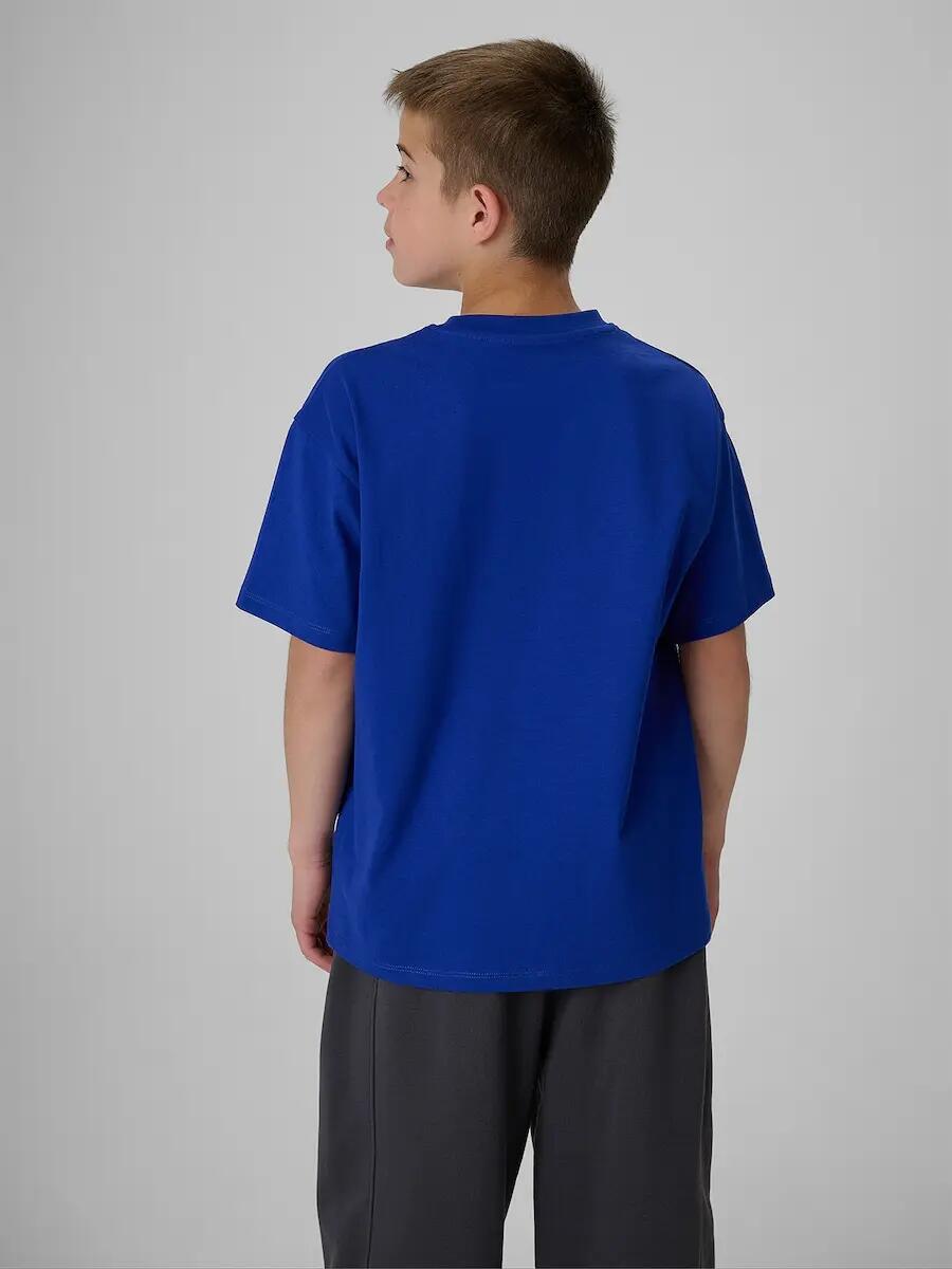 T-shirt bawełniany chłopięcy 4F 2/6