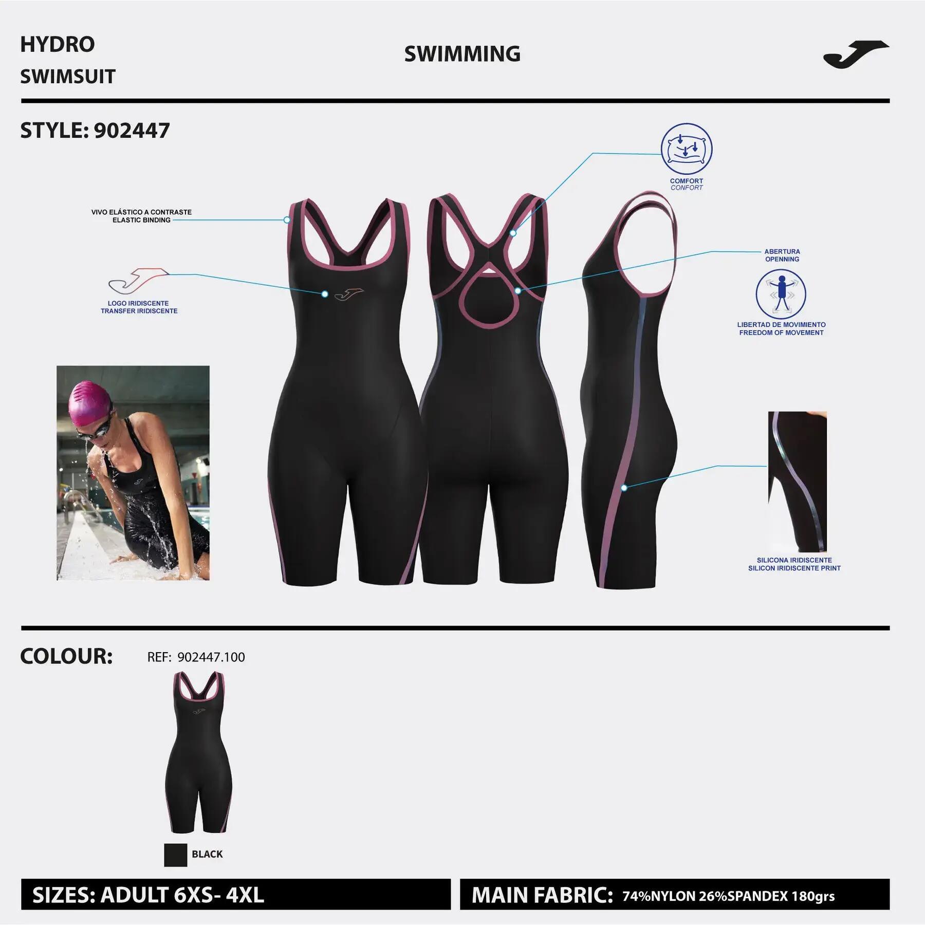Dámské jednocíparté plavky Joma Hydro 7/7