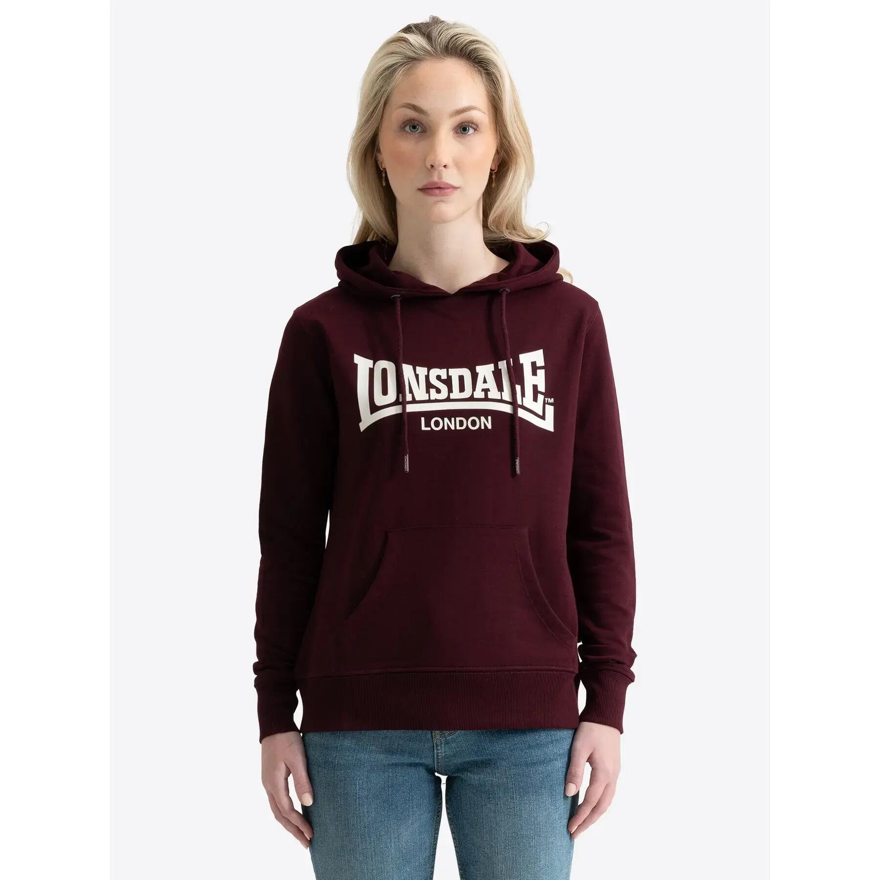 Bluza damska z kapturem Lonsdale Flookburgh 3/4