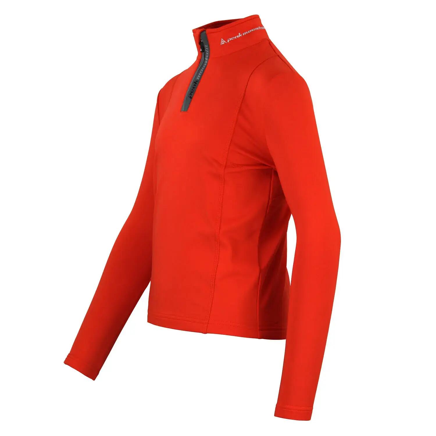 Sous maillot zippée à manches longues enfant Peak Mountain Ecanevi 3/3
