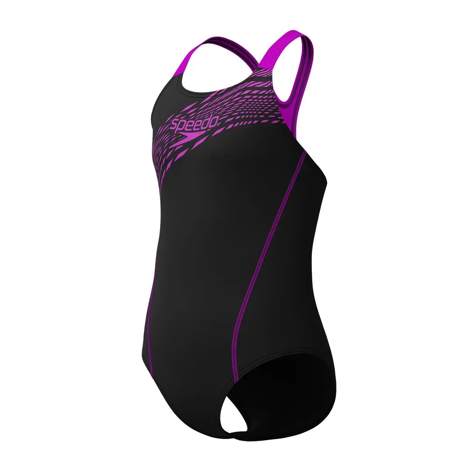 1-delig meisjes zwempak Speedo Logo Medalist 5/5