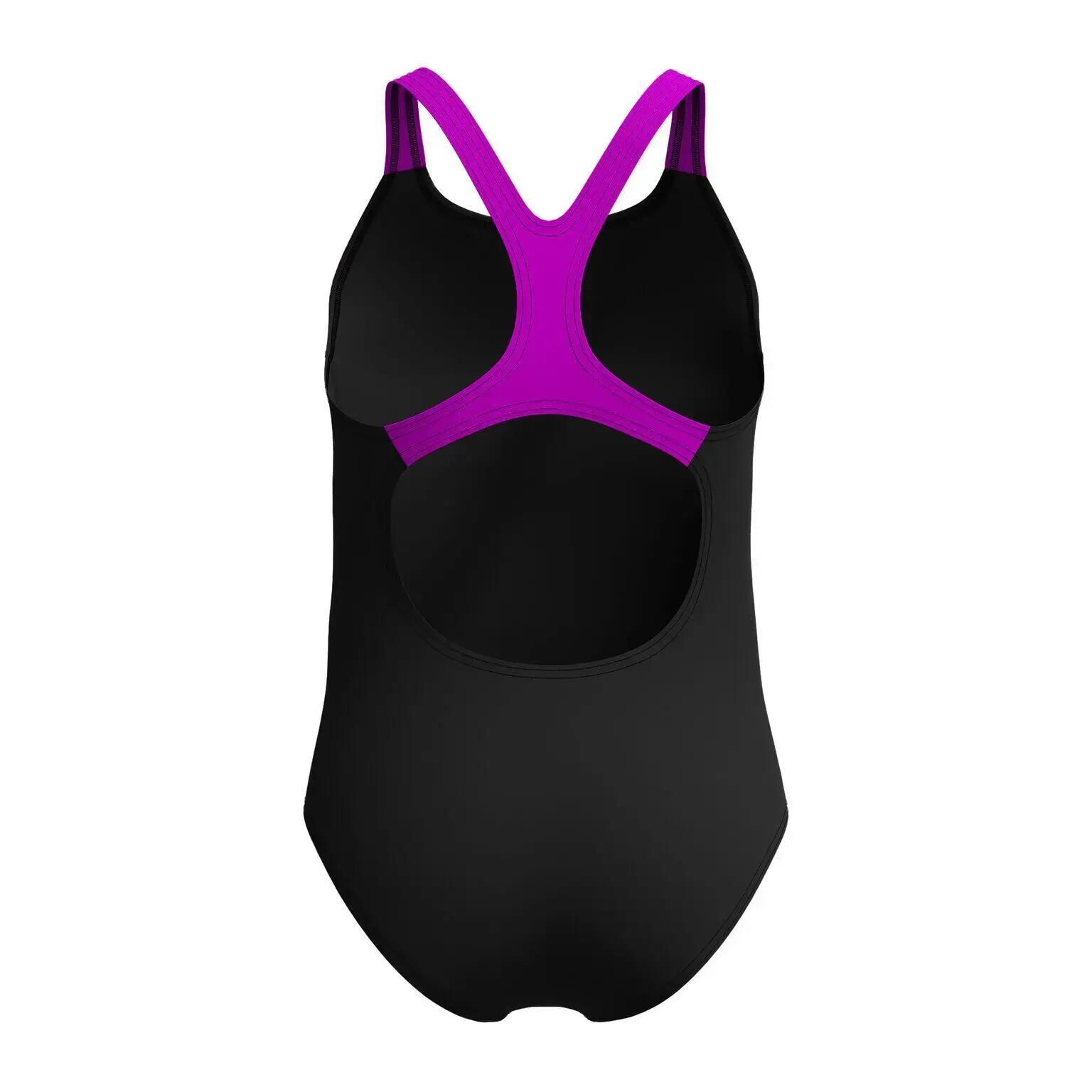 1-delig meisjes zwempak Speedo Logo Medalist 4/5