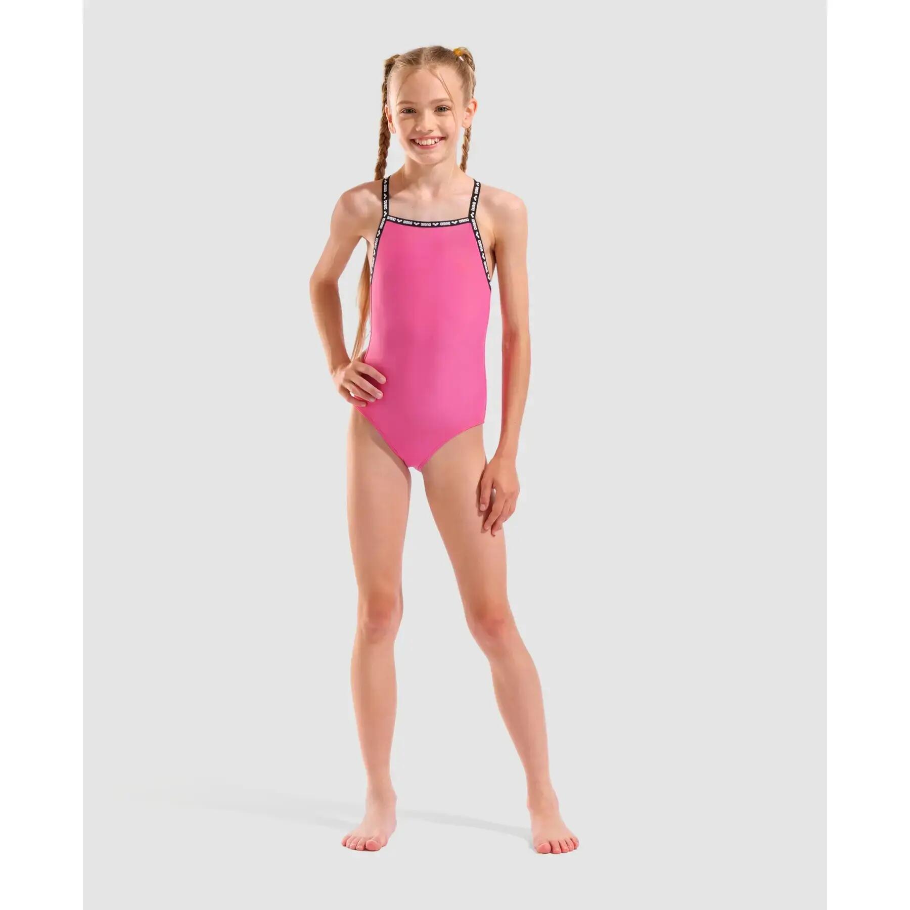 Maillot de bain 1 pièce uni fille Arena 2/5