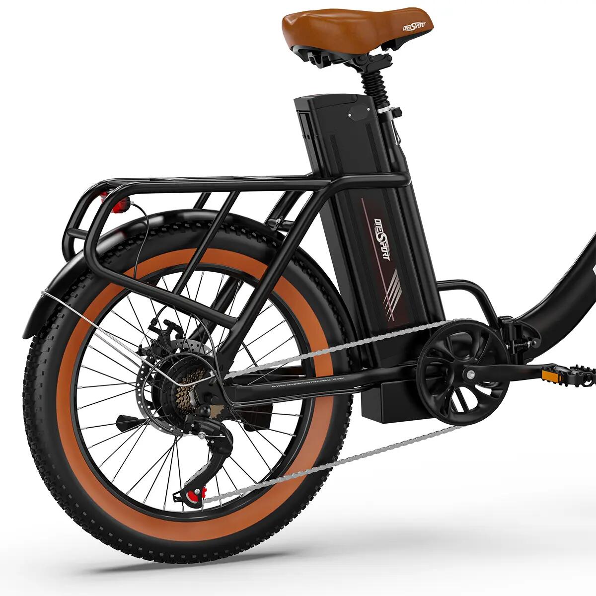 Skladací mestský elektrobicykel ONESPORT OT16-2 48V 17Ah 20" pláště 9/15