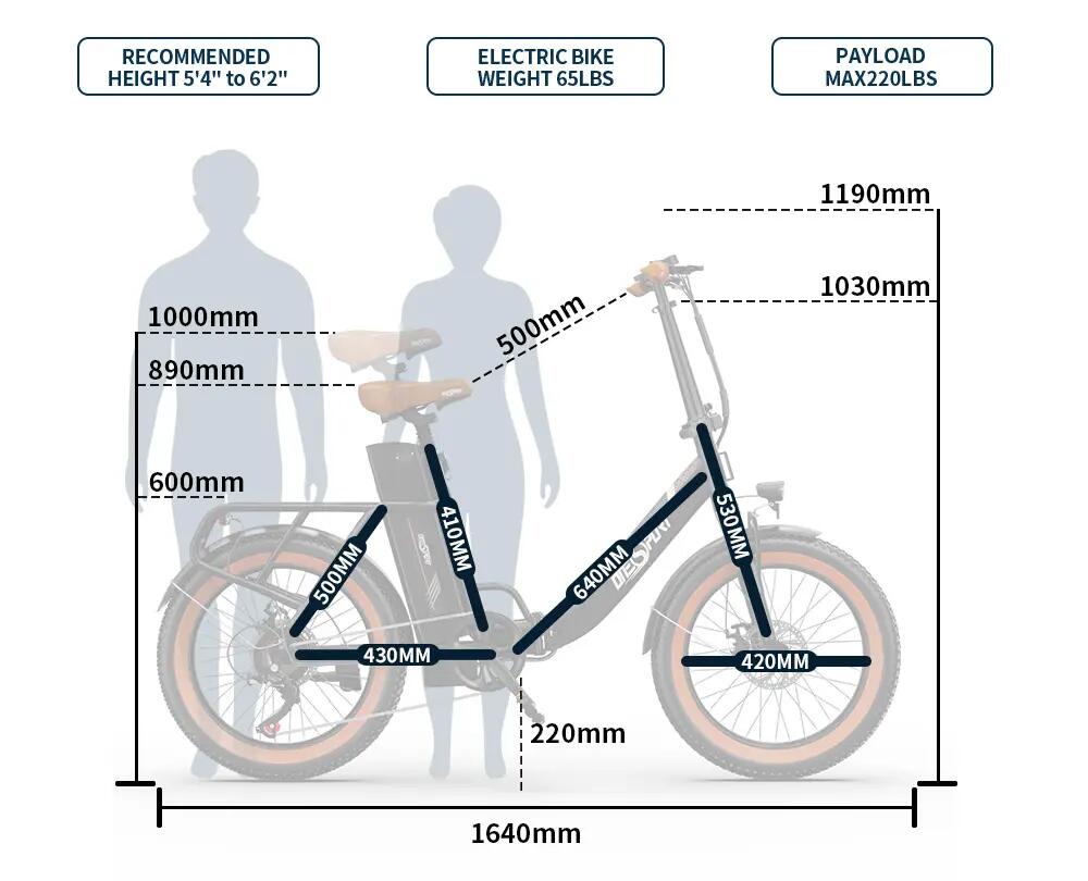 ONESPORT OT16-2, 48V 17Ah, 250W, 20", elektrobicykel, APP Bluetooth 11/12