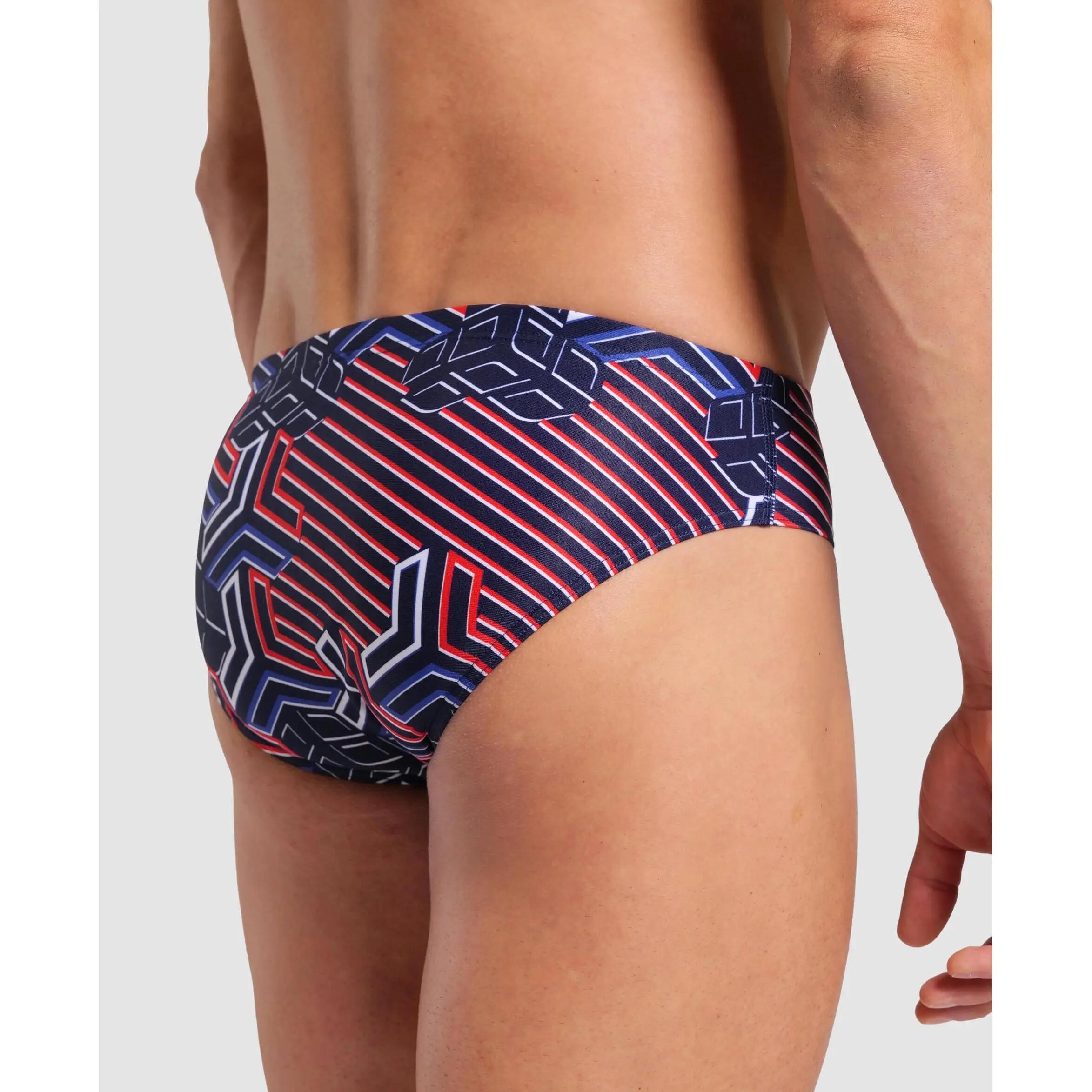 Briefs Uomo Arena Kikko Pro Brief Team Rosso-Bianco-Blu 5/5