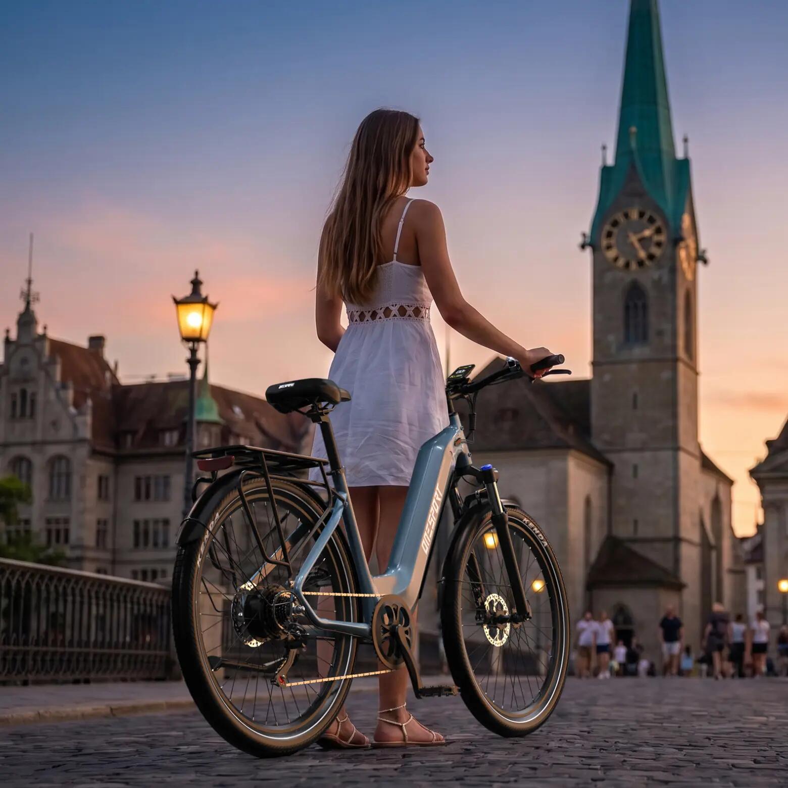 Elektrobicykel čistá asistencia ONESPORT WT05 motor 250W, 27,5" pláště 12/15