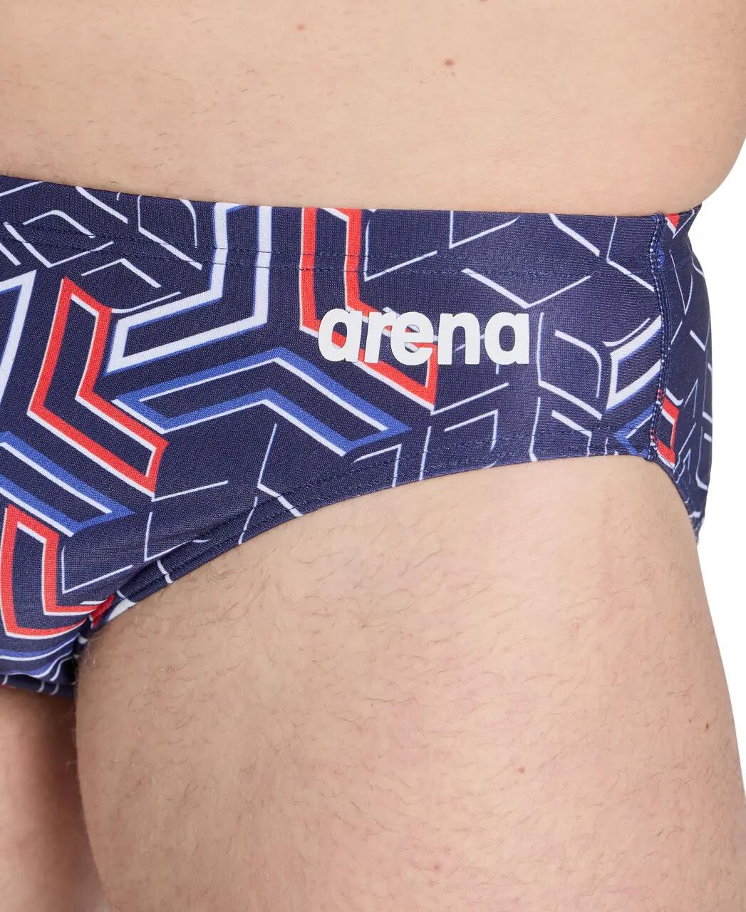 Briefs Uomo Arena Kikko Pro Brief Team Rosso-Bianco-Blu 4/5
