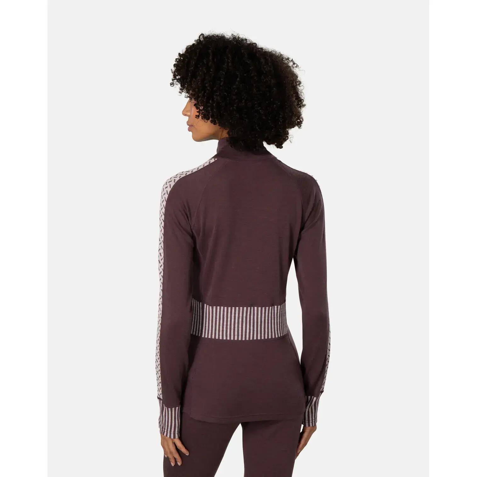 Langarm Shirt 1/2 Reißverschluss für Damen Kari Traa Ines 4/5
