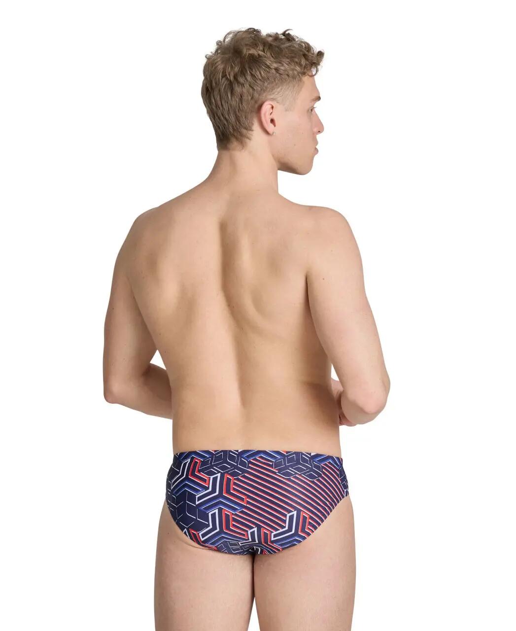 Briefs Uomo Arena Kikko Pro Brief Team Rosso-Bianco-Blu 2/5