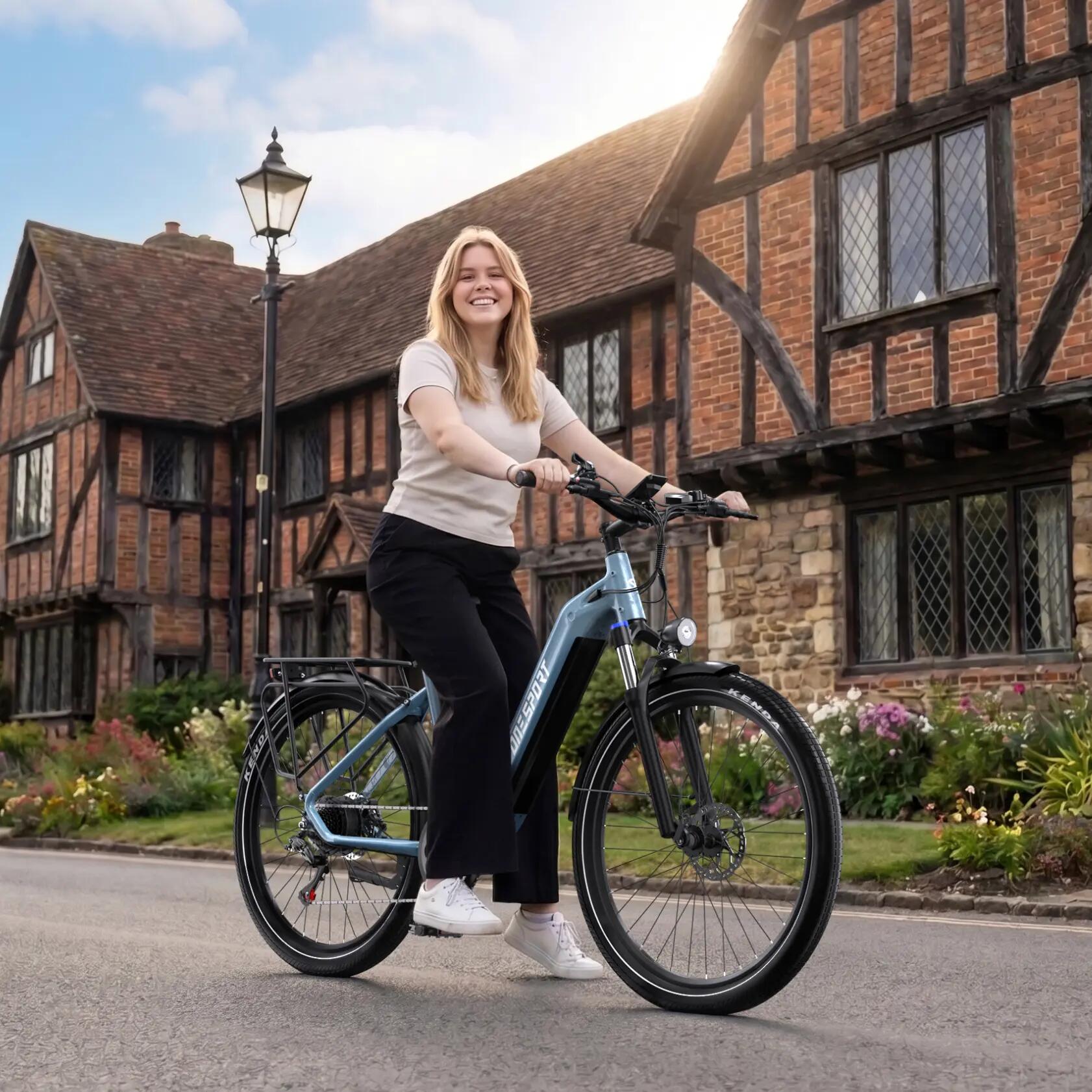 Elektrobicykel čistá asistencia ONESPORT WT05 motor 250W, 27,5" pláště 10/15