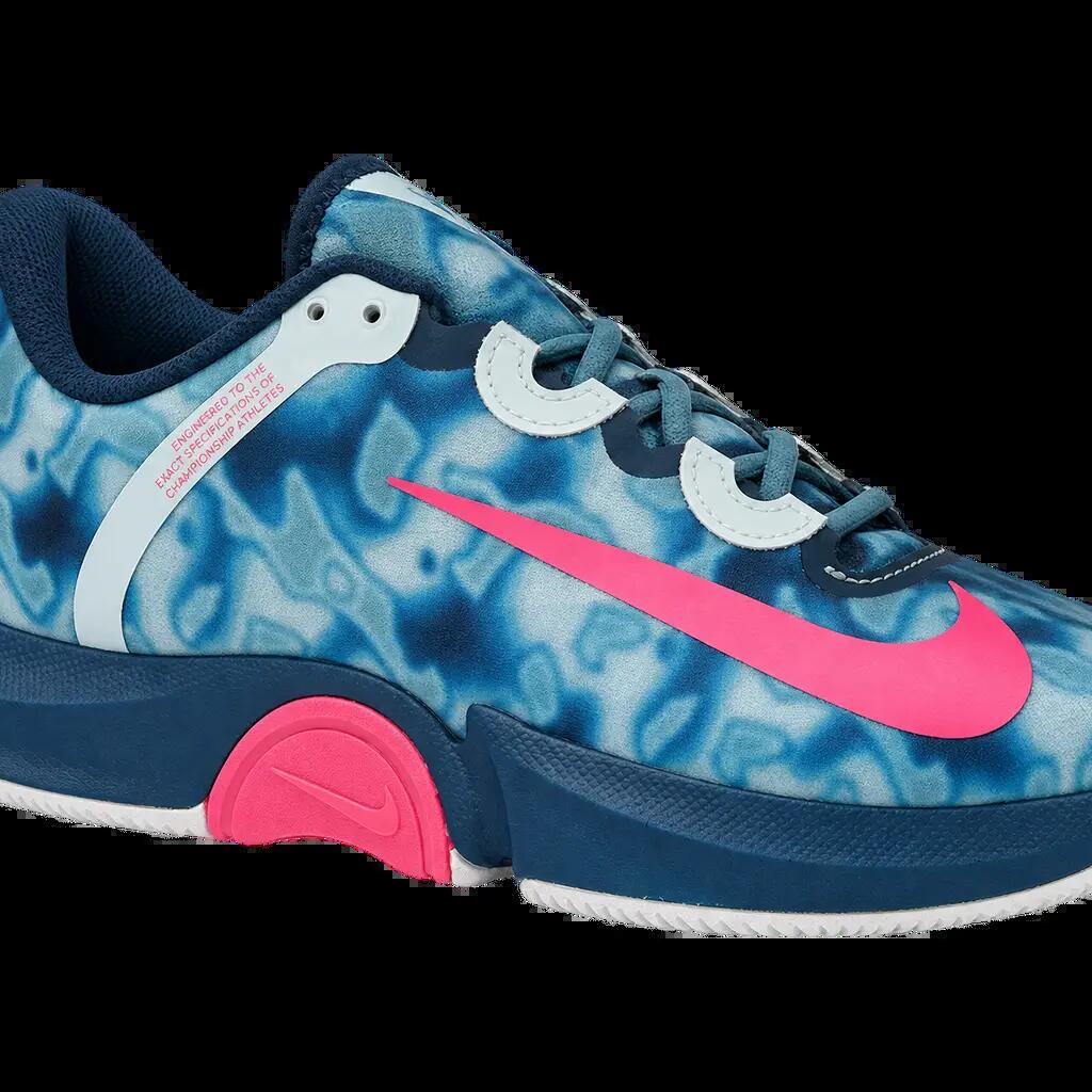 Dámske tenisky vzorované NikeCourt Air Zoom GP Turbo ľadovo modré