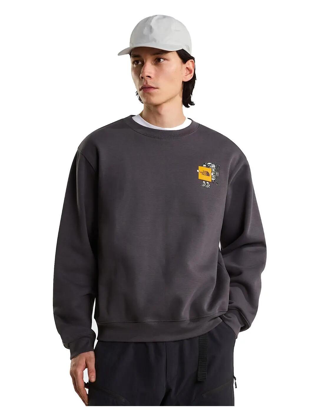 Sudaderas jerseys polares para Hombre The north face Gear up Gris 3/4
