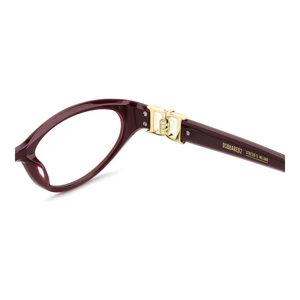 Dioptrické Okuliare Dsquared2 D2 0227 LHF z Acetátu Dámske 55 mm 5/5
