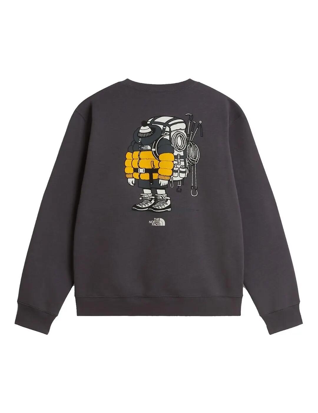 Sudaderas jerseys polares para Hombre The north face Gear up Gris 2/4