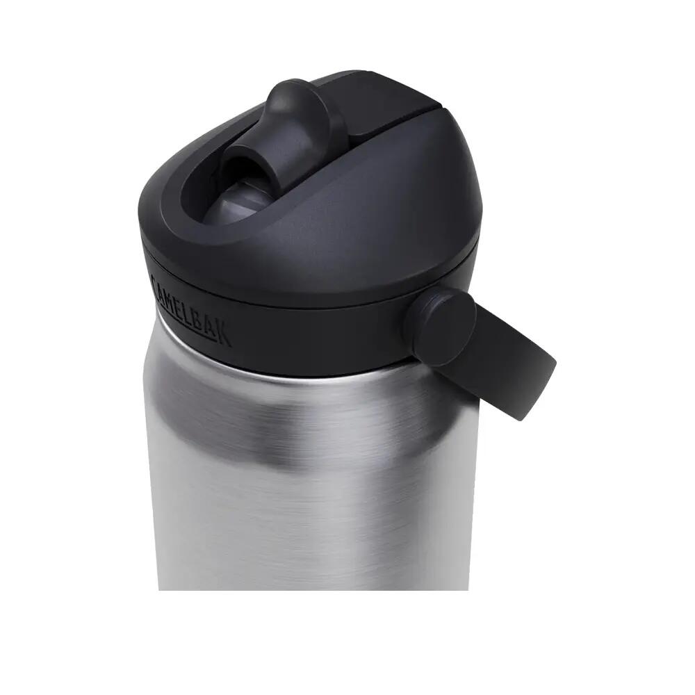 Bottiglia d'acqua CamelBak Thrive Flip Straw Isolata Argento 4/5